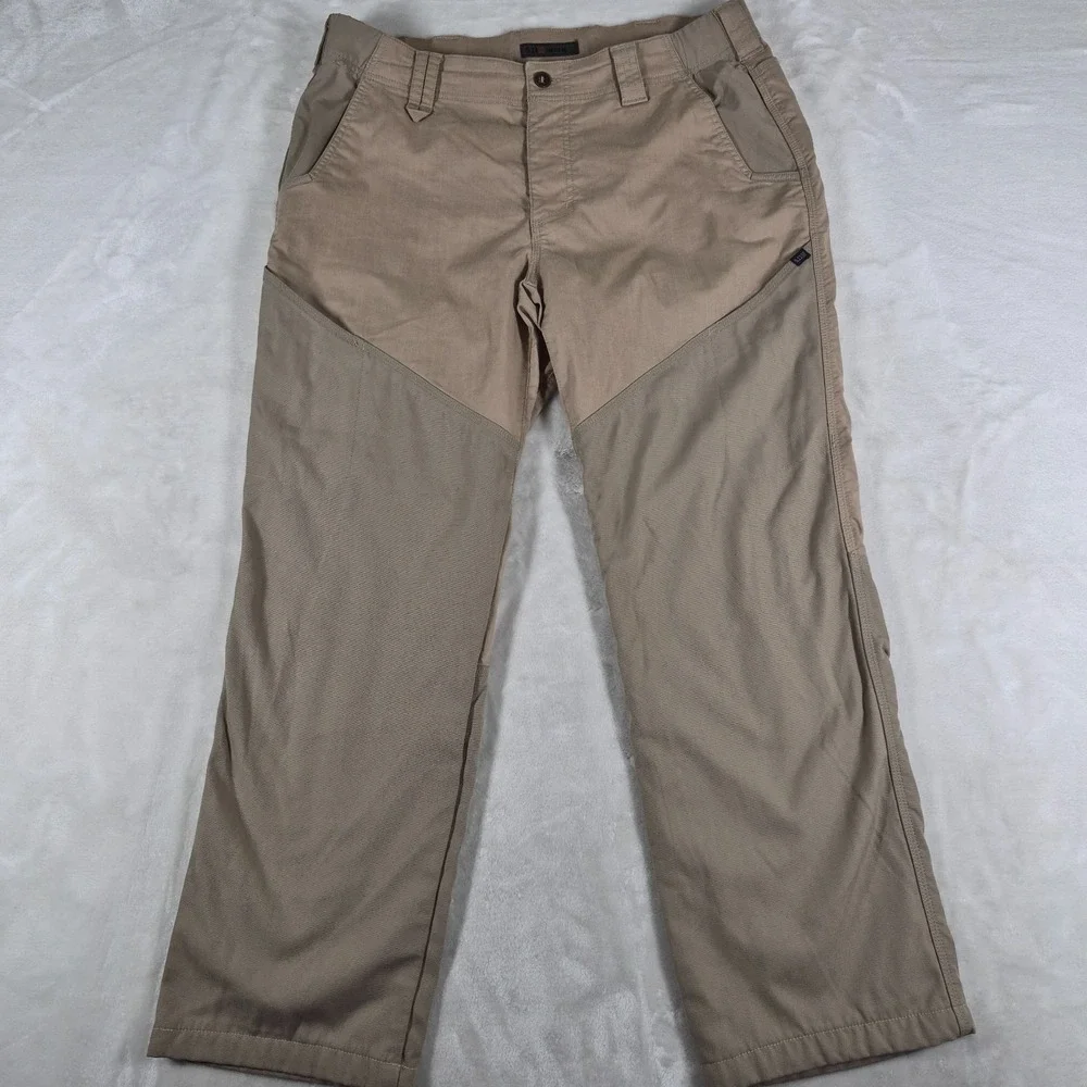 5.11‎ Tactical Stonecutter Pants Men's 38x30 Beige Field Canvas Stretch Workwear